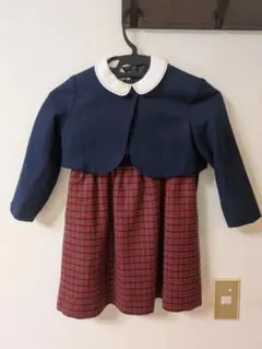 ファミリア フォーマルワンピース ボレロ付き（サイズ110）