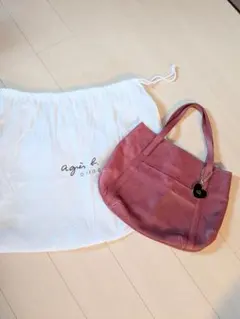 人気再燃❤アニエスベーボヤージュ❤チャーム付き型押しトート