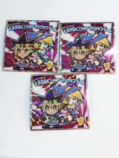 遊戯王マン　シール　ブラックマジシャンガール　遊戯　まとめ売り セット