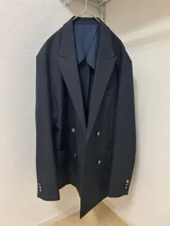 廃盤　新品未使用　タグ付き　GU ダブルブレスト 紺ブレザー上着　Lサイズ
