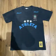 【USA製/希少】90s ATHLETA アスレタ Tシャツ M 背番号10 黒のサムネイル