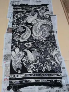 極美品✨LEONARDレオナール シルクウール 大判ショール ストール