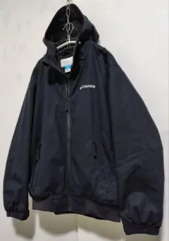 Columbia ロマビスタ黒 フーディー 中綿 裏起毛 PM3997 通勤通学