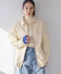 lowrysfarm(ローリーズファーム)＊レザードロストzipブルゾン＊難ありのサムネイル