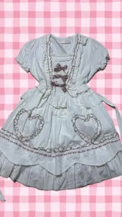 ロリータドレス 薄いピンク