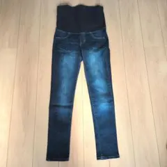 UNIQLO マタニティジーンズ M ダークブルー　ネイビー