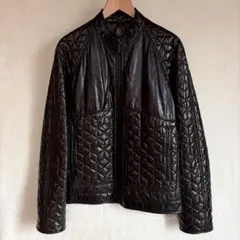 SANTACROCE キルティング レザー ライダースジャケットのサムネイル