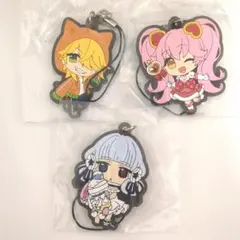 #コンパス カプセルラバーストラップ 3点セット マルコス リリカ コクリコ