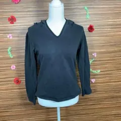 ユニクロ UNIQLO️ パーカー M️サイズ 黒 ブラック メンズ