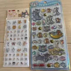 ✴︎正規品✴︎トムジェリ　うるちゅるポップシール & ドロップブロックシール２点