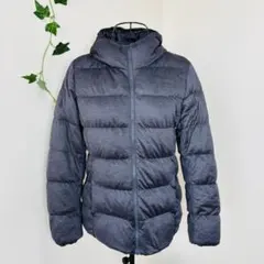 UNIQLO　フード付　ウルトラライトダウンジャケット　М　ダークグレー