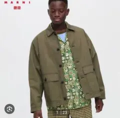 UNIQLO MARNI ユニクロ オーバーサイズユーティリティジャケット Sのサムネイル