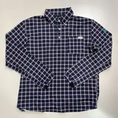 Paradiso チェック柄シャツ Mサイズ ネイビー
