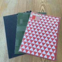 A4サイズ クリアファイル 3枚セット