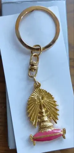 【新品　未使用】タイのチュラロンコーン大学のキーホルダー