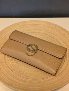GUCCI グッチ 長財布 インターロッキング