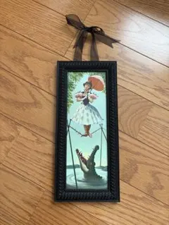 ホーンテッドマンション　壁掛け　ワニ　美品　インテリア　綱渡り