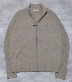 【✨SALE✨】ニットブルゾン アメカジ フルジップ ノームコア