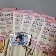 早い者勝ち！最終値下げわんぱく！刀剣乱舞くじ E賞 カードセット＆ラメステッカー