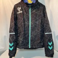 るいさん専用　hummel ウィンドブレーカー 黒/ターコイズ　130