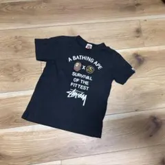 激レア　《 stussy✖️ABATHINGAPE 》 キッズ服　110サイズ