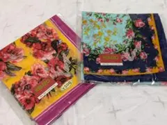 KENZO 花柄ハンカチ 2枚セット