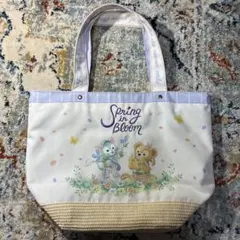 ディズニーシー　ダッフィー&フレンズ　スプリングインブルーム　トートバッグ