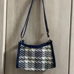 ブルー チェック バック