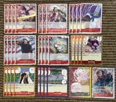 ワンピース カード　エッグヘッドクライシス　赤デッキ　 R以下 4コン　ゾロSR