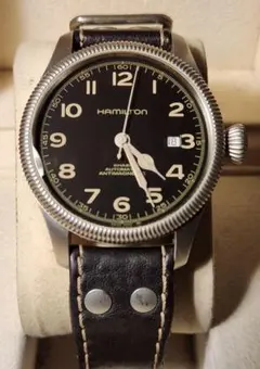 OH済・保証残あり】EDOX スカイダイバー ミリタリー 純正ブレス未使用