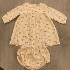 【未使用に近い】プチバトー　ワンピース　18m