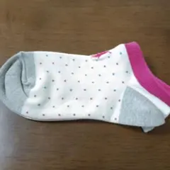 POLO RALPH LAURENドット柄刺繍ロゴソックス21～23