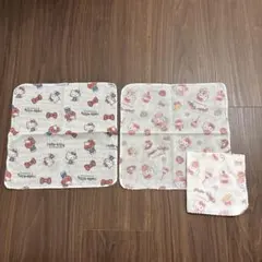 【サンリオ/キティ】ガーゼハンカチ３枚セット