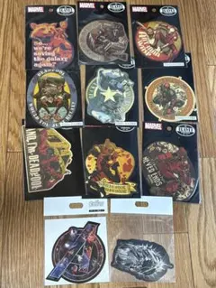 MARVEL トラベルステッカー 12枚セット デッドプール バッキー
