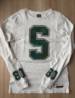 Stussy 90s カモフラ柄 Sロゴ 長袖カットソーのサムネイル