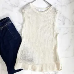 25SS✨SLOBE IENA KAYAノースリーブプルオーバー　サマー 麻混のサムネイル