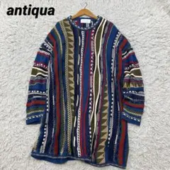 antiqua アンティカ 男女兼用 3D立体ニットセーター レディース メンズのサムネイル