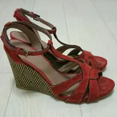 値下げ‼☆ローズバッド☆ウェッジソールサンダル