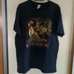 godsmack＆shinedown ゴッドスマック＆シャインダウン　tシャツ