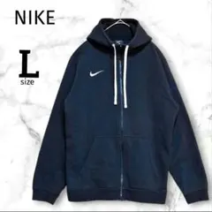 【NIKE 】 スウェット フルジップ パーカー L カレッジロゴ刺繍 名院大