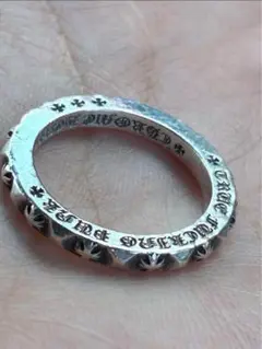 【 クロムハーツ 】 TRUE FUCKING PUNK リング TFP Chrome Hearts True Fucking Punk TFP Ring (7) – Young