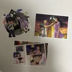 名探偵コナン SEGAラッキーくじ J賞 ブロマイド＆ステッカーセット