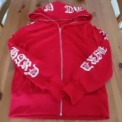SHEIN 赤 フード付きパーカー XS