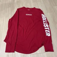 HOLLISTER ロングスリーブTシャツ Mサイズ レッド
