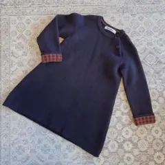 ファミリア　ワンピース　ネイビー