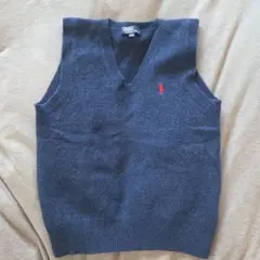 Polo by Ralph Lauren ダークグレー ベスト 140