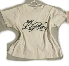 Lighten ロゴ入り ホワイト Tシャツ 半袖のサムネイル