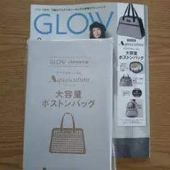 グロー3月号付録☆アクアスキュータム大容量ボストンバッグ