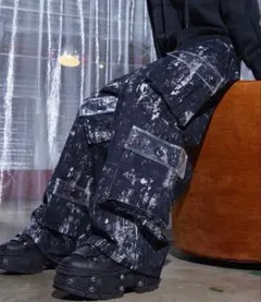 25-26 Libelice リベリス スノボウェア パンツ ダマスク柄 L - メルカリ