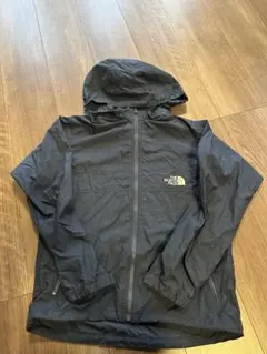 The North Face ブラックジャケット フード付き150 - メルカリ